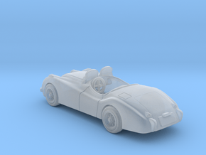 Jaguar XK 120  1950  1:120 TT in Clear Ultra Fine Detail Plastic