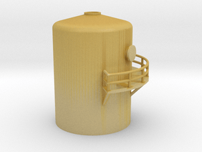 'N Scale' - Distillation Tower - Top Section in Tan Fine Detail Plastic