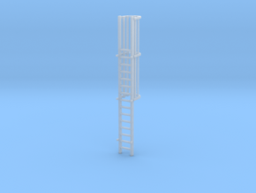 'N Scale' - 15'-4" Ladder For Loadout Bin in Clear Ultra Fine Detail Plastic