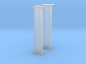 'S Scale' - Bucket Elevator- 10 Ft. - Casing in Clear Ultra Fine Detail Plastic
