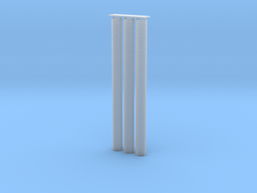 'N Scale' - (3) 24" x 30' Culvert Pipe in Clear Ultra Fine Detail Plastic