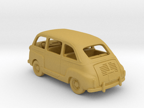 Fiat 600 1:120 TT in Tan Fine Detail Plastic