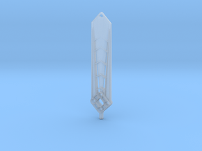 Buster Sword in Clear Ultra Fine Detail Plastic