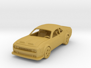 Dodge Challenger Widebody 1:87 HO in Tan Fine Detail Plastic