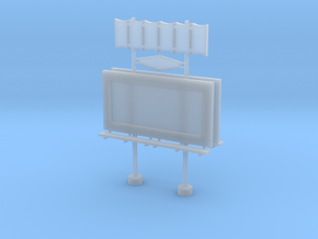 'N Scale' - Movie Marquee in Clear Ultra Fine Detail Plastic