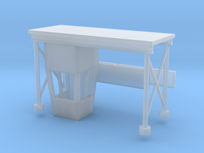 'N Scale' - Drive-In Movie Theatre Ticket Booth in Clear Ultra Fine Detail Plastic