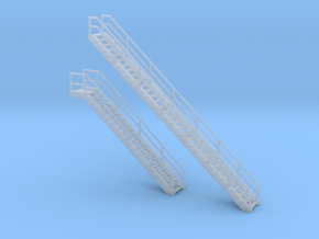 'N Scale' - Coal Loader Stairs in Clear Ultra Fine Detail Plastic