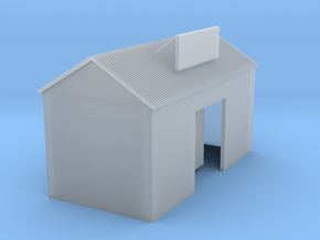 'N Scale' - Cement Building in Clear Ultra Fine Detail Plastic