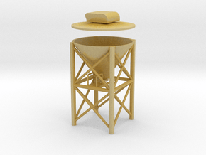 'N Scale' - 1" PVC Dust Collector in Tan Fine Detail Plastic