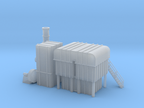 'N Scale' - Organic Vapor Air Cleaner in Clear Ultra Fine Detail Plastic