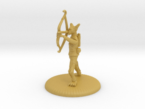 D&D Wilden Seeker with Bow and Arrow Mini in Tan Fine Detail Plastic