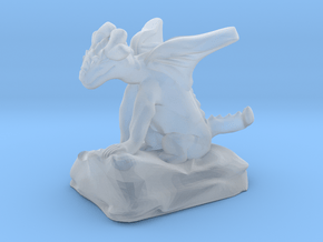 Pseudodragon Companion for Ranger or Warlock in Clear Ultra Fine Detail Plastic