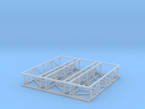 'S Scale' - 20' Conveyor Bridge Section in Clear Ultra Fine Detail Plastic