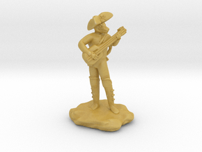 Dragonborn Pirate Bard with Lute and Crossbow in Tan Fine Detail Plastic