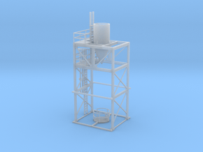 'N Scale' - Sand Tower in Clear Ultra Fine Detail Plastic
