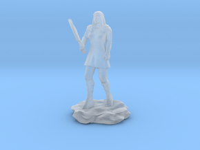 Amazon  Guard in Tunic with Sword in Clear Ultra Fine Detail Plastic
