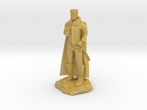 King with Goblet and Sword in Tan Fine Detail Plastic