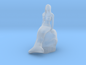 Mermaid in Clear Ultra Fine Detail Plastic