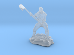 Female Human Cleric of Wee Jas With Scythe in Clear Ultra Fine Detail Plastic
