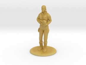 Soldier with P90 - 20 mm in Tan Fine Detail Plastic