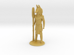 Jackal Guard at Attention 35 mm new in Tan Fine Detail Plastic