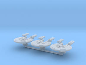 Gamma Generic Large Warship Squadron in Clear Ultra Fine Detail Plastic