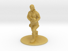 SG Female Soldier Running 35 mm new in Tan Fine Detail Plastic