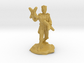Circus Halfling Bard with Starknives in Tan Fine Detail Plastic