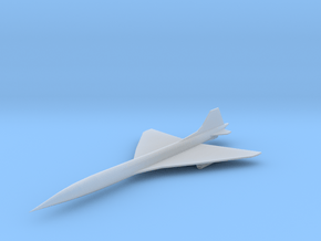 SST (Supersonic Transport) Airliner in Tan Fine Detail Plastic