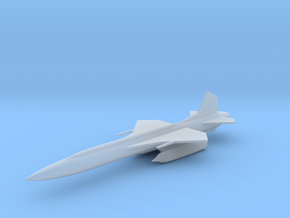 F-208A Nightingale Interceptor in Clear Ultra Fine Detail Plastic
