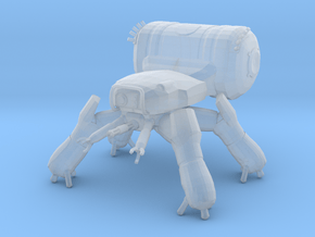 T-343A Spider Tank in Clear Ultra Fine Detail Plastic