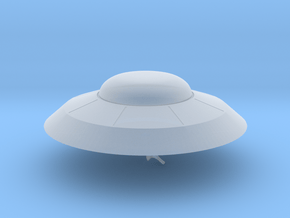 Earth vs The Flying Saucers UFO in Clear Ultra Fine Detail Plastic
