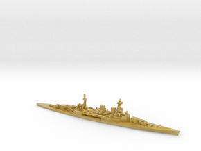 British Admiral-Class Battlecruiser in Tan Fine Detail Plastic