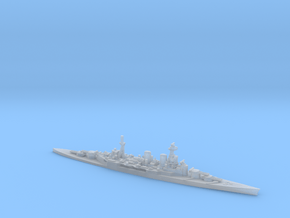 British Admiral-Class Battlecruiser in Clear Ultra Fine Detail Plastic
