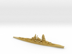Japanese Kongo-Class Battlecruiser in Tan Fine Detail Plastic