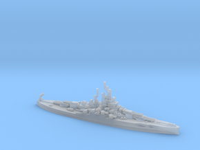 US Nevada-Class Battleship in Clear Ultra Fine Detail Plastic