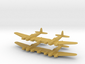 He-111Z Bomber= 1/700 (x2) in Tan Fine Detail Plastic