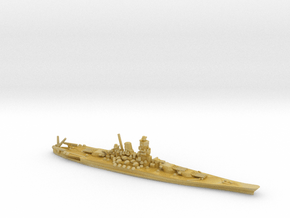 Japanese Yamato-Class Battleship in Tan Fine Detail Plastic