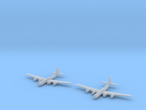 B-29 (Qty.2) Global War Scale in Clear Ultra Fine Detail Plastic
