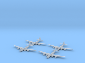 B-29-Superfortress-X4 Global War Scale in Clear Ultra Fine Detail Plastic