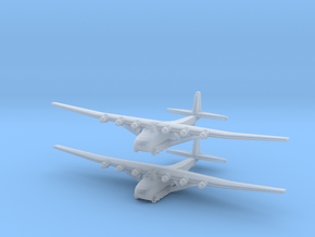 Me-323 (X2) Global War Scale in Clear Ultra Fine Detail Plastic