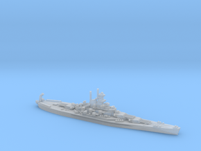 USS Indiana (BB-58) in Clear Ultra Fine Detail Plastic