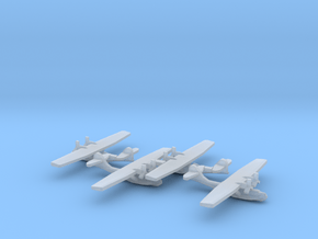 US PBY Catalina Flying Boat (x4) in Clear Ultra Fine Detail Plastic