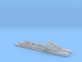French Guepard-class Destroyer (x2) in Clear Ultra Fine Detail Plastic