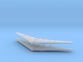 YB-35 Flying Wing-1/700- (Qty. 2) in Clear Ultra Fine Detail Plastic
