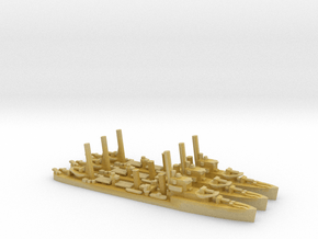 British G/H-Class Destroyer (x3) in Tan Fine Detail Plastic