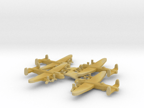 British Avro Lancaster Bomber (x4) in Tan Fine Detail Plastic