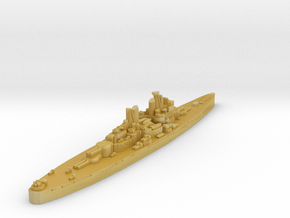 Vanguard Class Battleship (U.K.) Global War Scale in Tan Fine Detail Plastic