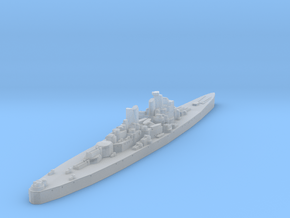 Vanguard Class Battleship (U.K.) Global War Scale in Clear Ultra Fine Detail Plastic
