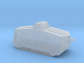 A7V Tank (Germany) in Clear Ultra Fine Detail Plastic